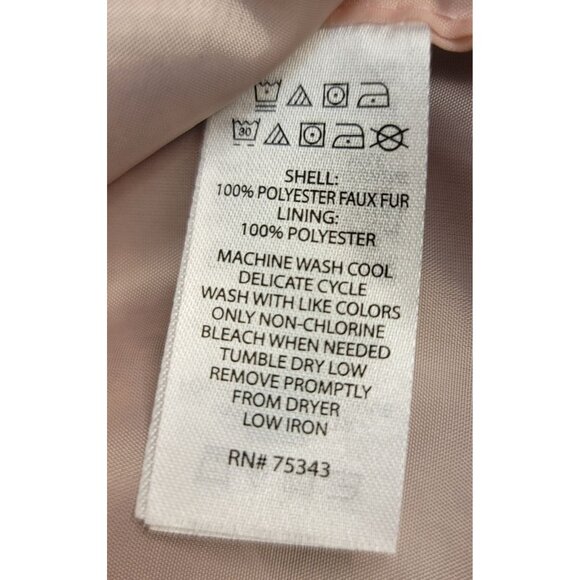 Max Studio Baby Faux Fur Lined Vest 18M Gray Pink Ombre - Picture 5 of 5